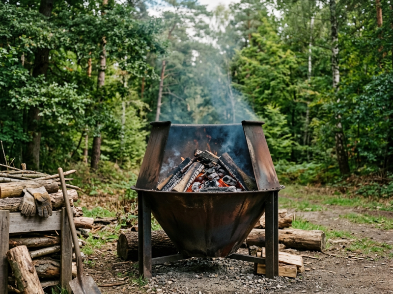 Bewertung der Treibhausgas-Emissionen von KonTiki-Biochar-Öfen