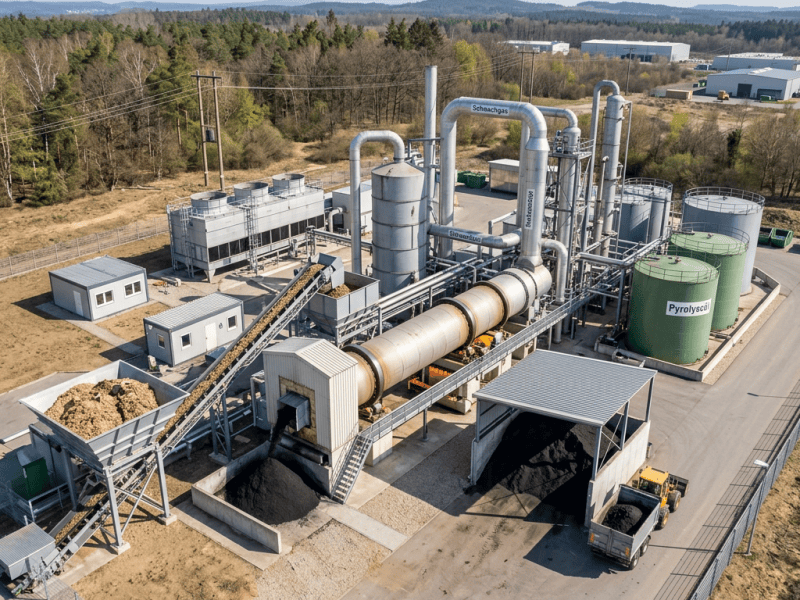 Biochar-Produktion unter verschiedenen Gas-Atmosphären: ein&nbsp;Überblick